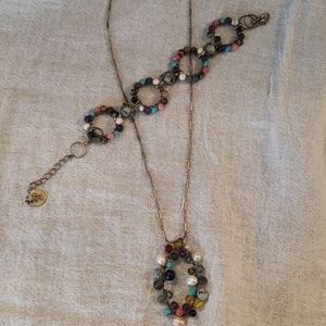 Plunder necklace & bracelet